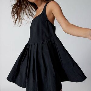 BDG Black Billie Pleated Mini Sleeveless Sundress Dress Urban Outfitters